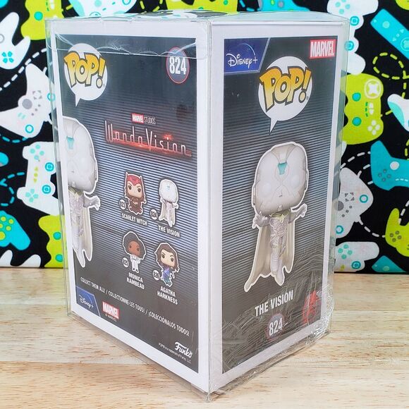 Funko PoP Marvel Wanda Vision The Vision #824 2021 Vinyl Figure + Protector New - Picture 3 of 8